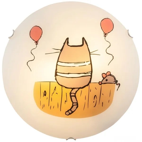 Rabalux 4558 - Applique per bambini CATHY 2xE27/60W