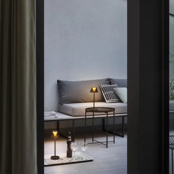 Ideal Lux - Lampada LED dimmerabile touch LOLITA LED/2,8W/5V IP54 marrone