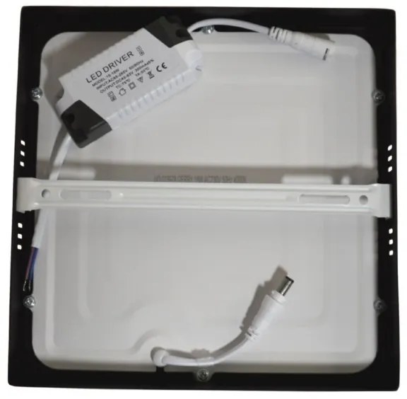 Plafoniera LED GERRY LED/18W/230V 4000K nero