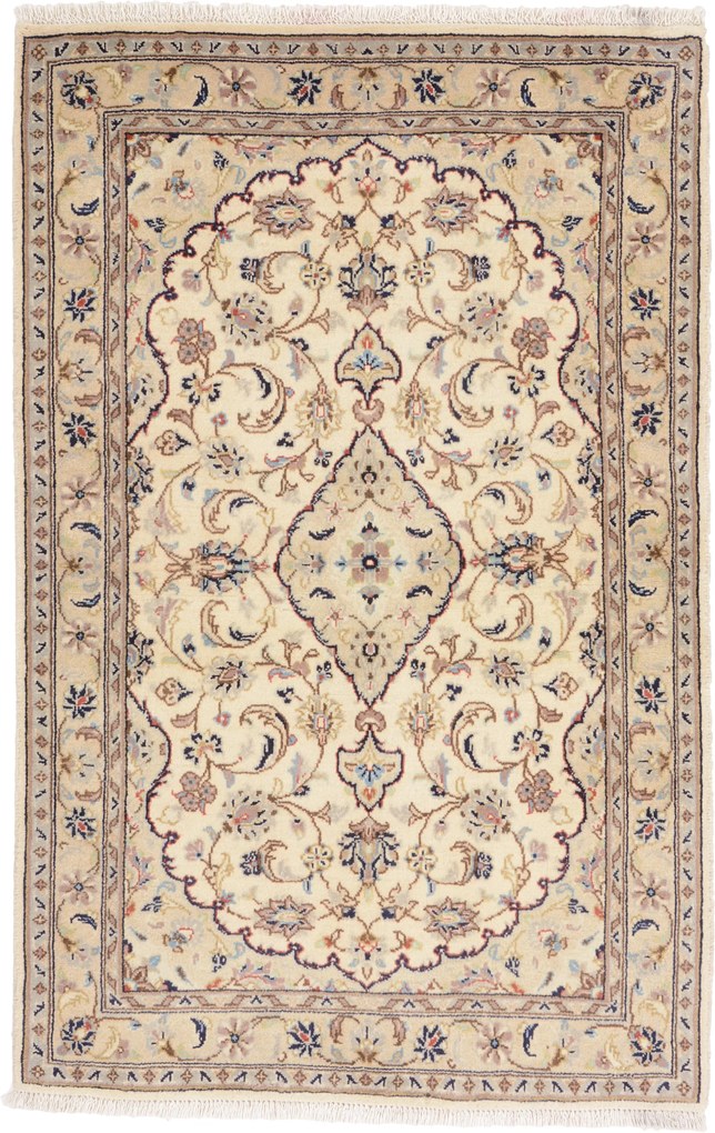 Kashan Tappeto 100x150 (Iran) Annodato A Mano
