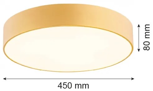 Argon 1458 - Plafoniera DARLING 3xE27/15W/230V oro