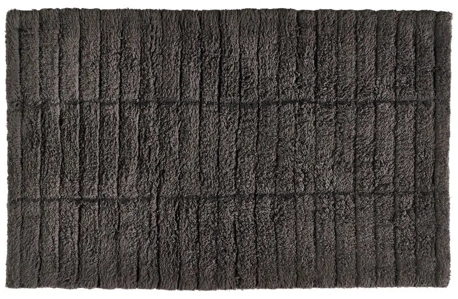 Tappetino da bagno grigio 80x50 cm Tiles - Zone