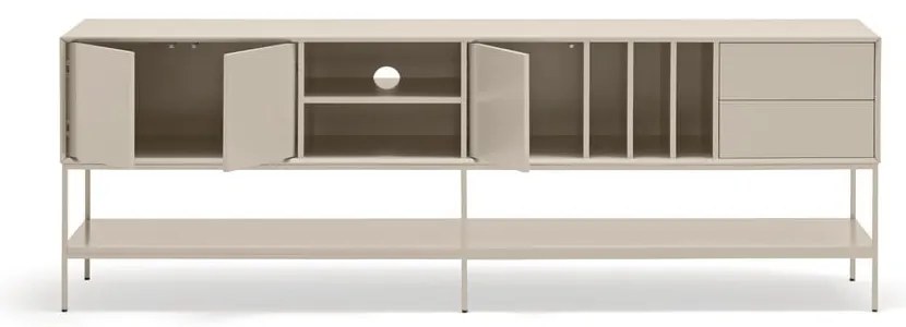 Mobile TV color crema 220x74x45 cm Platt – Teulat