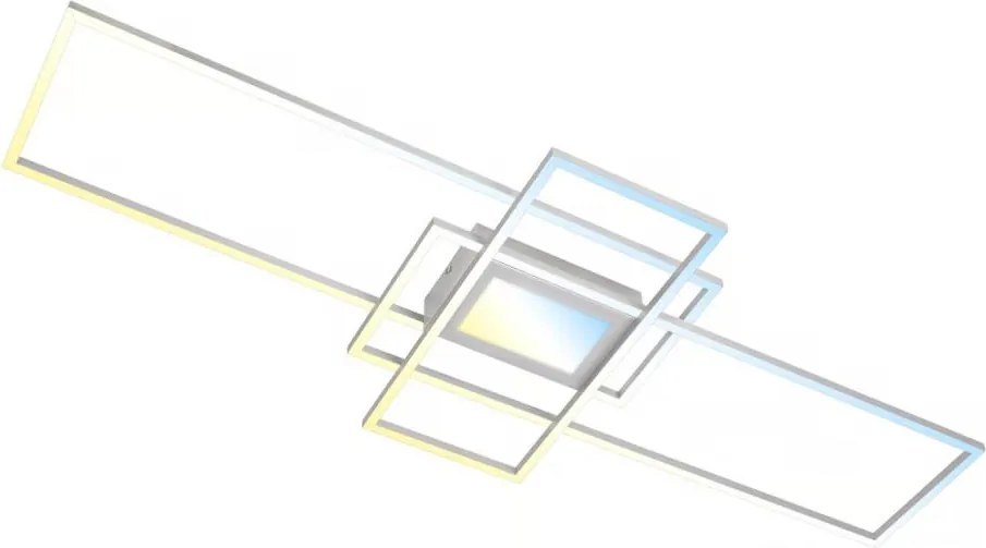 Briloner 3812019-LED Plafoniera LED dimmerabile RAM 56W/230V Wi‑Fi Tuya 111x42 cm + telecomando