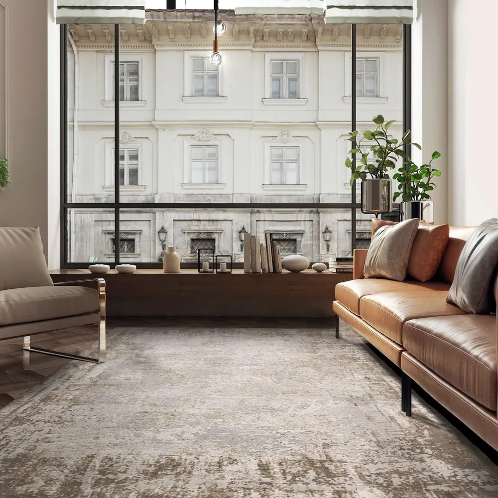 Tappeto beige 200x290 cm Kuza - Asiatic Carpets