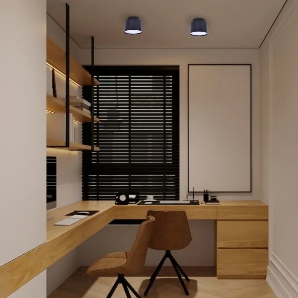 Rabalux 71319 - Plafoniera LED OVIDIA LED/16W/230V 3000K nero