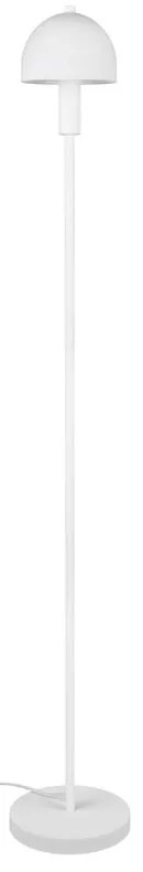 Lampada da terra bianca con paralume in vetro (altezza totale 120 cm) Glenn – Reality