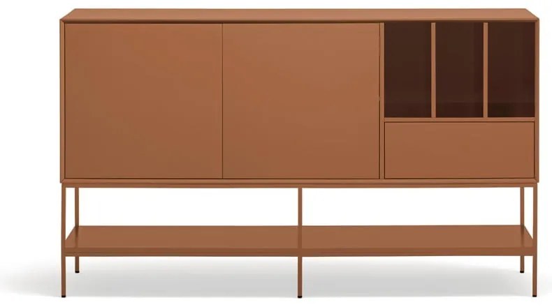 Cassettiera color mattone 166x98x45 cm Platt – Teulat