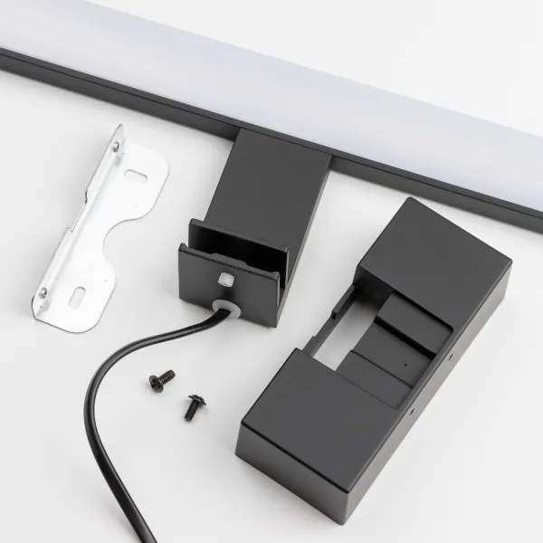 Brilagi - VESTRA Specchio da bagno con luce LED/15W/230V 80 cm IP44 Nero