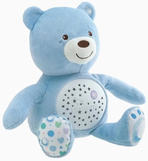 Chicco - Proiettore con melodia BABY BEAR 3xAAA blu