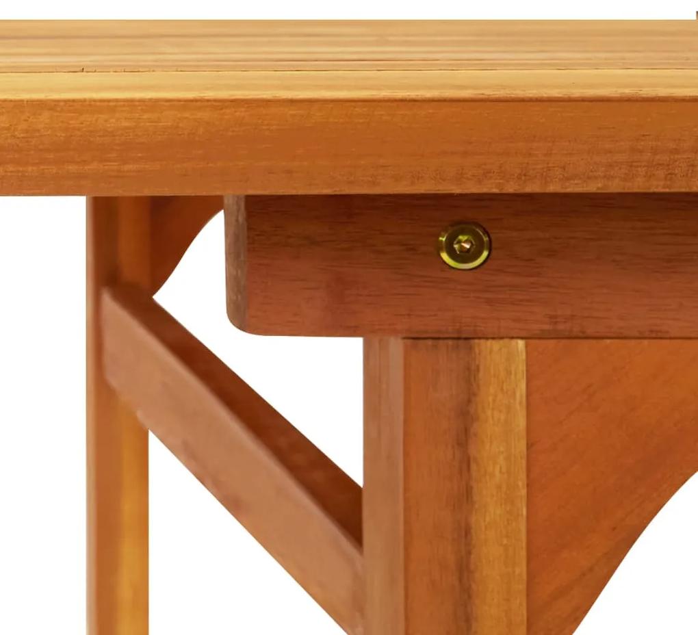 Tavolo da pranzo per esterni 280x90x75cm legno massello acacia