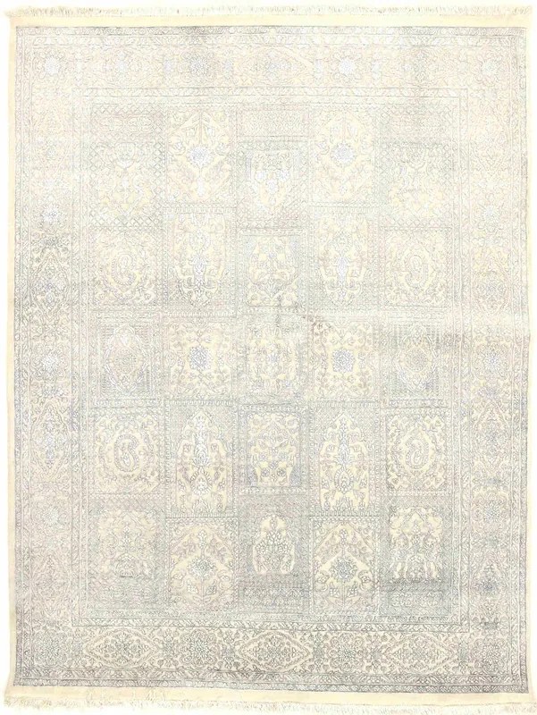 Tabriz Tappeto orientale 240x190 Beige (Indian) Annodato A Mano