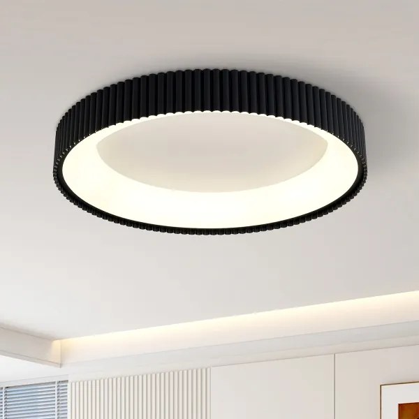 Brilagi - Plafoniera LED dimmerabile FALCON MODERN LED/54W/230V 60 cm nera + telecomando