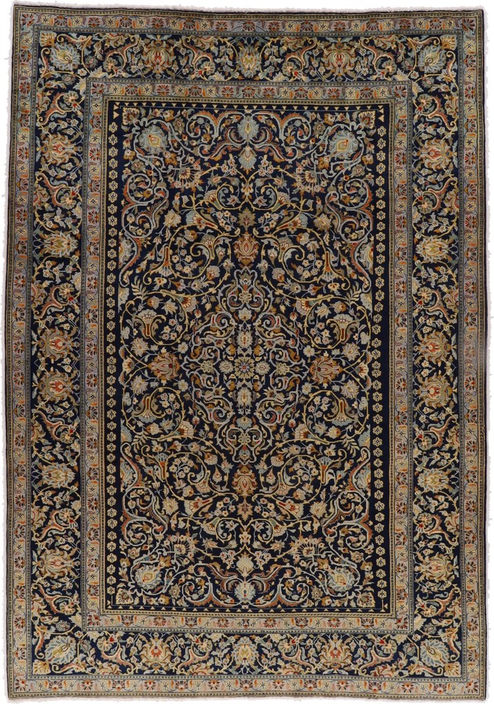 Kashan Tappeto 330 x 230 (Iran) Annodato A Mano