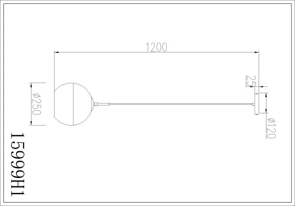 Globo 15999H1 - Lampadario sospeso con cavo RAGUSA 1xE27/60W/230V Ø 25 cm