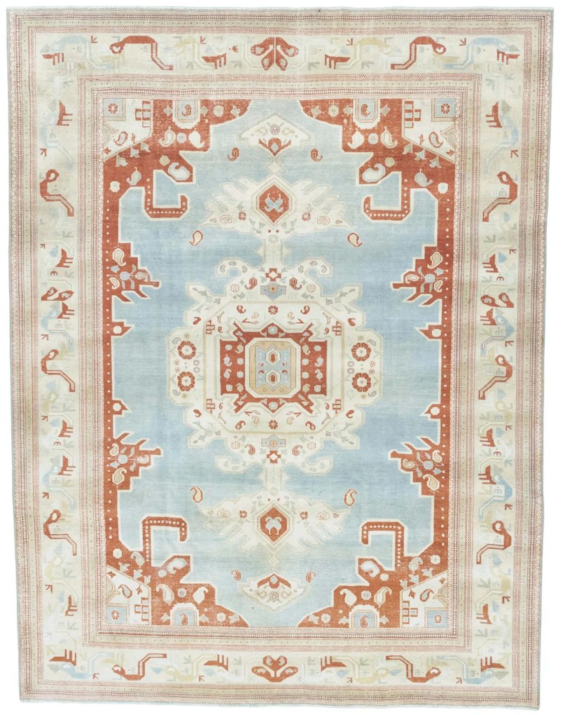 Wiss Tappeto persiano 340x260 Blu (Iran) Annodato A Mano