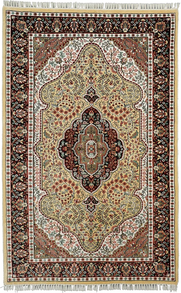 Agra Tappeto orientale 120 x 190 Marrone (Indian) Annodato A Mano