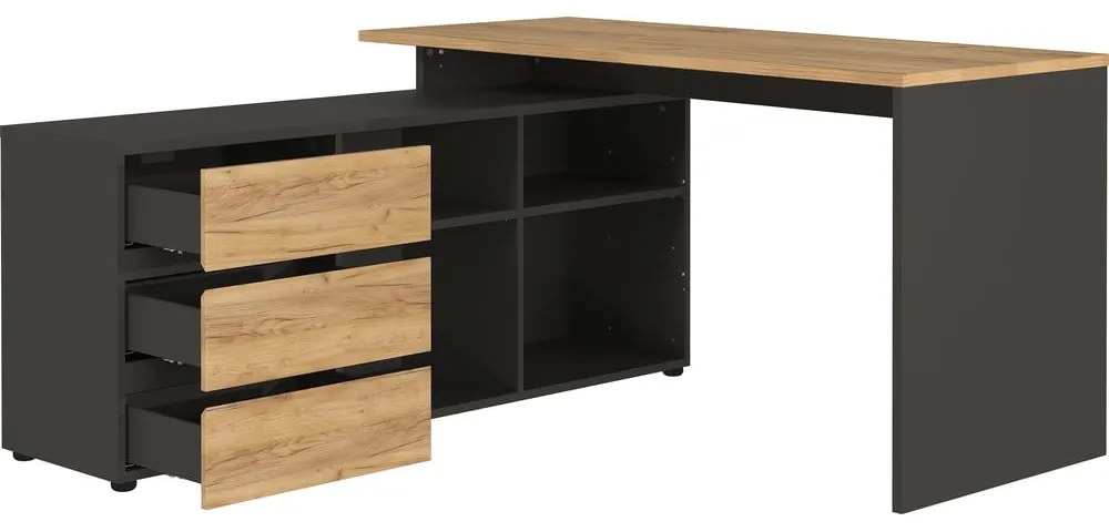 Tavolo da lavoro in rovere 146x145 cm Lissabon - Germania