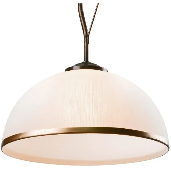 Brilagi - Lampadario a sospensione con supporto rigido LED ANTICO 1xE27/60W/230V patina di bronzo