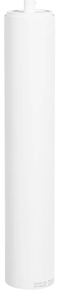 Lampada a sospensione di design bianca con adattatore per binario monofase - Slimline Tuba Small