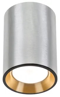 Faretto CHLOE 1xGU10/35W/230V tondo cromo opaco/oro