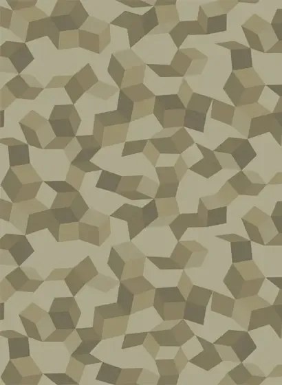 Designtapete Ingot von Cole & Son - Olive & Gilver
