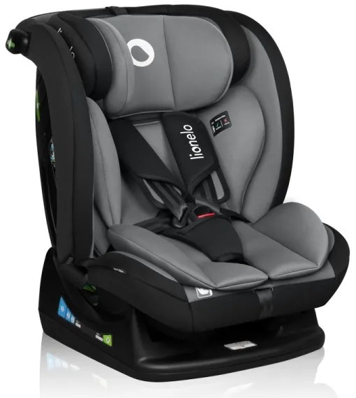 Lionelo - Seggiolino auto IZZY i-Size 40-150 cm Nero/Grigio