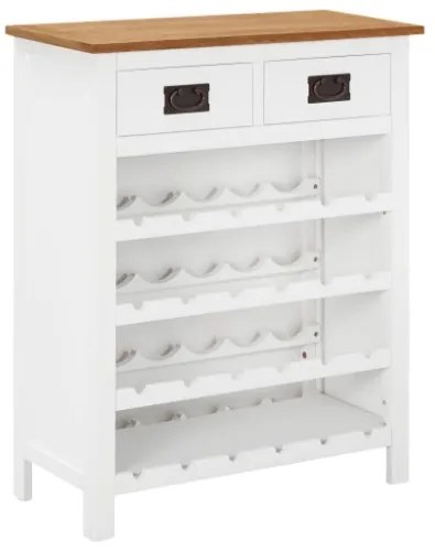 Cantinetta Portavini 72x32x90 cm in Massello di Rovere