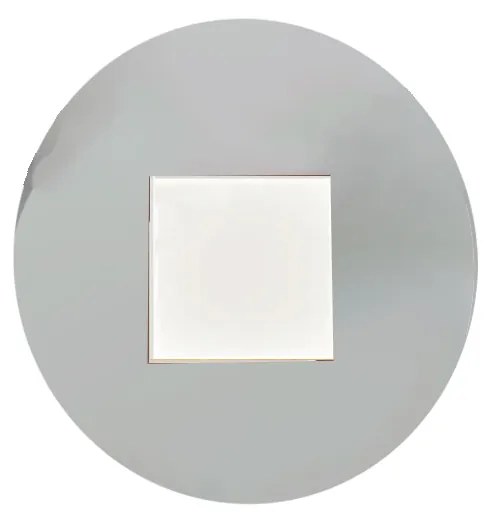 Plafoniera Contemporanea Pixart Metallo Grigio Perla Led 26W