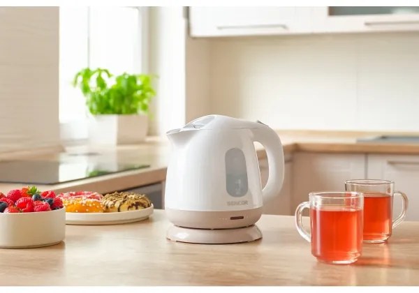 Sencor - Bollitore 1 l 1100W/230V bianco/rosa