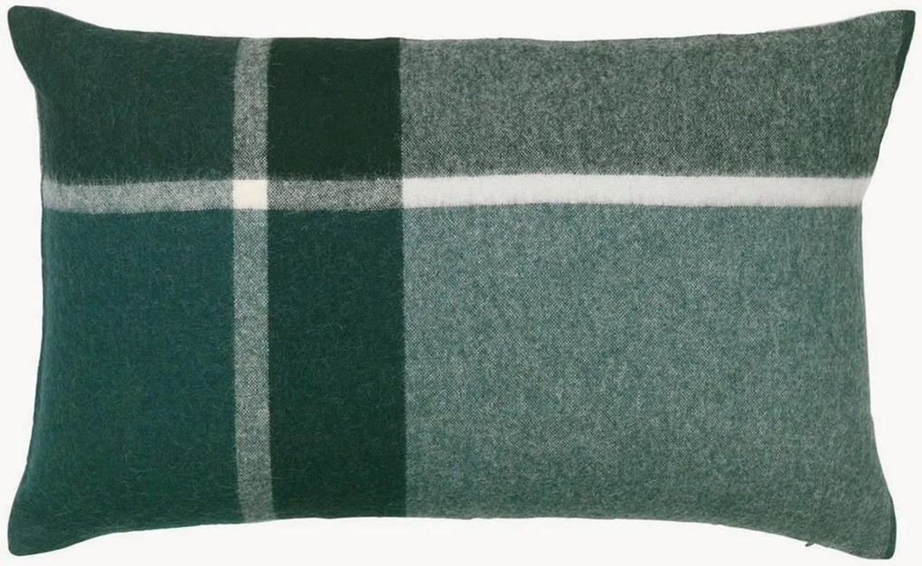 Copricuscino reversibile in lana di alpaca Manhattan