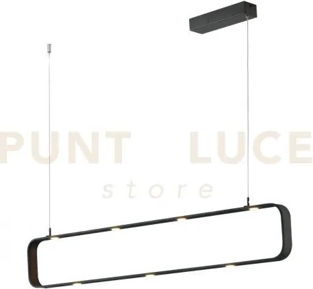 Lampadario a sospensione led moka marrone 45w 3780lm 4000k dimmerab...