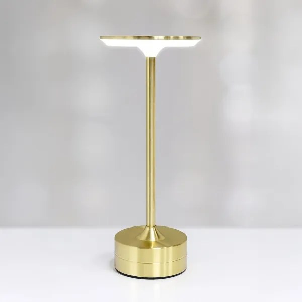 Lampada da tavolo LED ricaricabile a sfioramento TAVOLO LED/2,5W/5V 2400 mAh 3000-6000K dorata