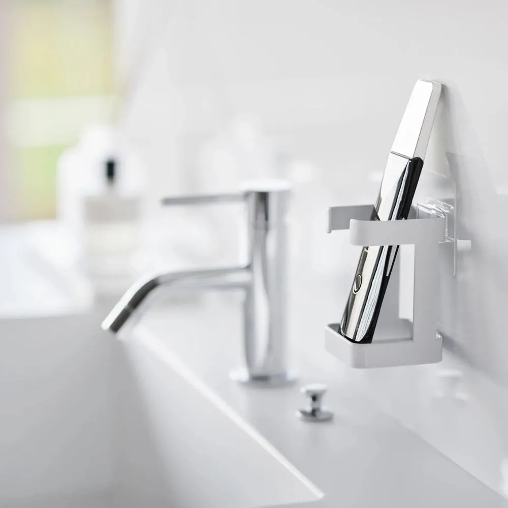 Supporto per apparecchiature per la cura della pelle in metallo bianco Film Hook - YAMAZAKI