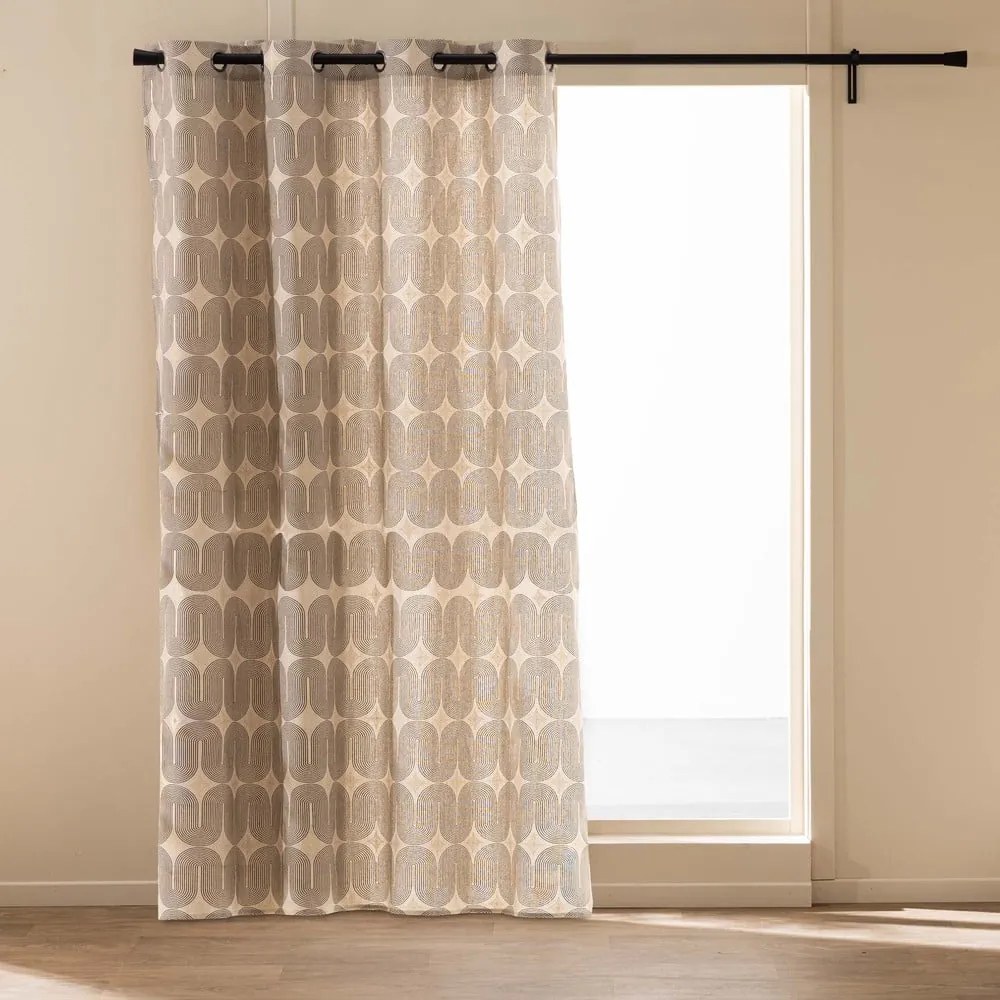 Tenda nera/beige 140x240 cm Ondine – douceur d'intérieur