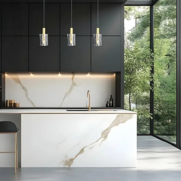 Lampadario a sospensione con filo ARCADIA 1xE27/60W/230V diametro 13 cm oro/fumé