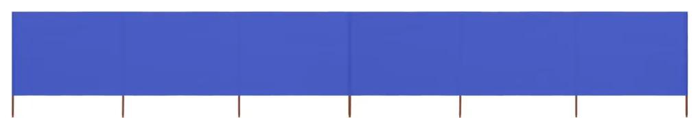 Paravento a 6 Pannelli in Tessuto 800x120 cm Azzurro