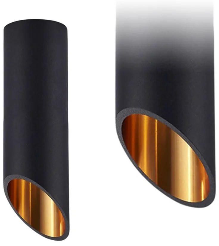 LAMPADA DA SOFFITTO BLACK GOLD 20 CM APP571-1C