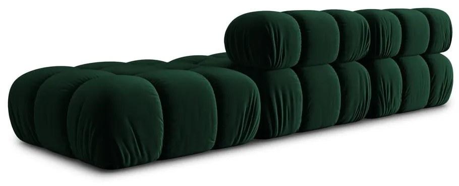 Divano in velluto verde 282 cm Bellis - Micadoni Home