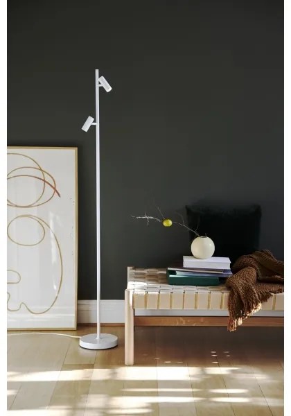 Nordlux - Lampada da terra dimmerabile a LED OMARI 2xLED/3,2W/230V bianco