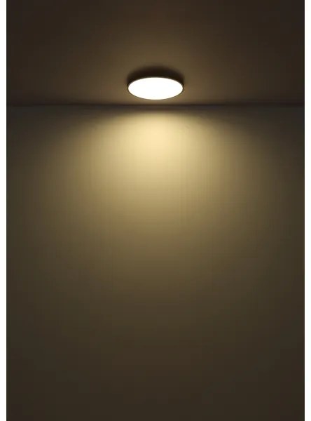 Globo 41566-15S - Plafoniera LED NIELSEN LED/15W/230V diametro 23 cm nero