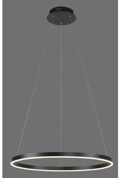 Leuchten Direkt 15394-13-LED Lampadario dimmerabile su corda RITUS LED/30W/230V nero