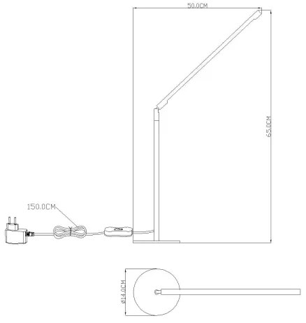 GLOBO 58153 - Lampada LED da tavolo ORION LED 48xLED/0,062W