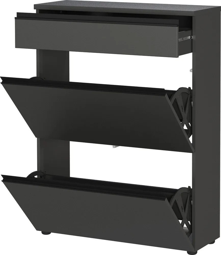 Scarpiera color antracite 80x107x29 cm Baldone – Germania