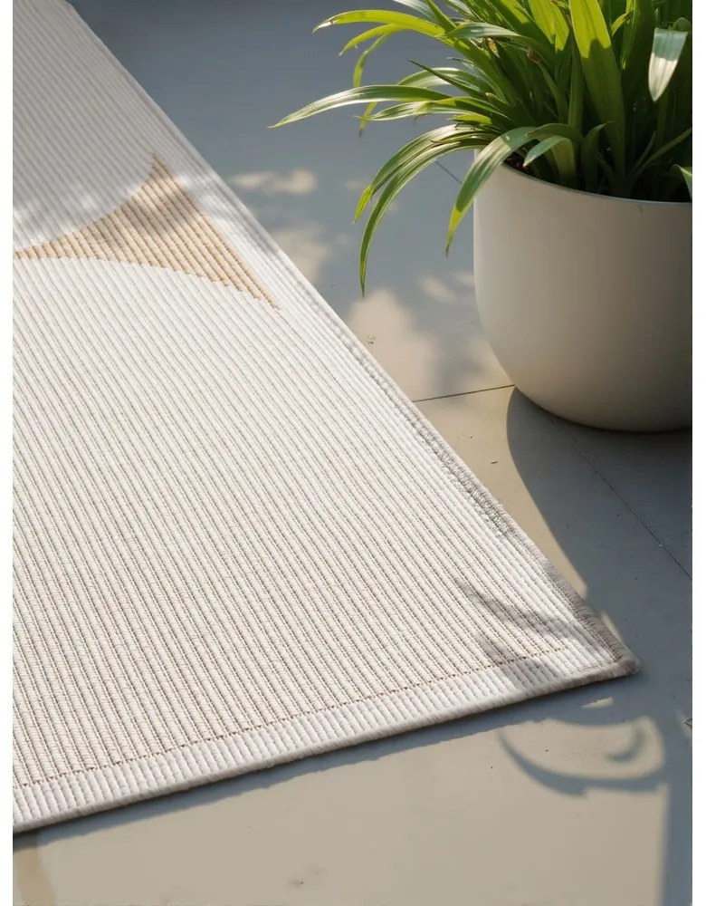 Tappeto da interno/esterno beige/avorio 120x170 cm Duet Bowen – NORTHRUGS