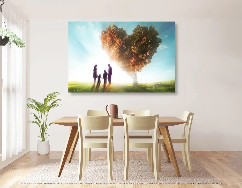 Quadro su tela – In atmosfera familiare