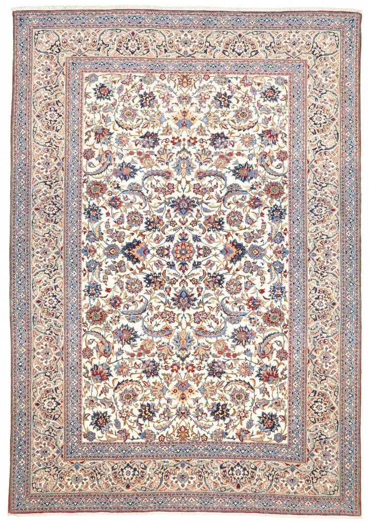Nain Tappeto persiano 220x160 Beige (Iran) Annodato A Mano