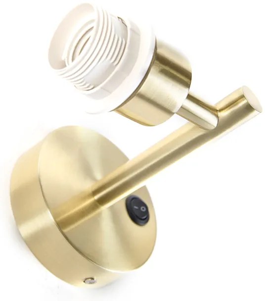 Applique moderna oro 1-luce con interruttore - Combi