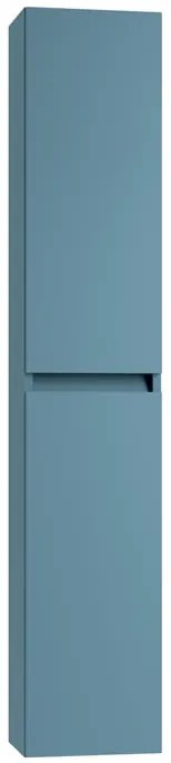 Colonna per mobile bagno Kora 2 ante P 27 x L 30 x H 160 cm laccato opaco blu pacifico