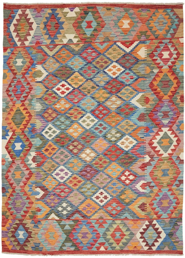 Kilim Tappeto 180 x 240 (Pakistan) Tessuto A Mano